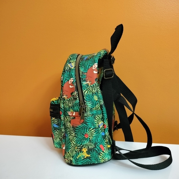 Loungefly Disney Green Jungle Pattern Backpack Collectors Item main image 6